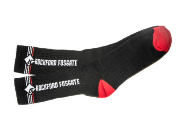  POP-SOCKS / Black Woven Socks with Rockford Logo